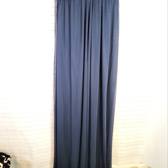 ADRIANNA PAPELL COLLECTION BEADED HALTER MAXI DRESS, SZ 10 - Picture 4 of 16